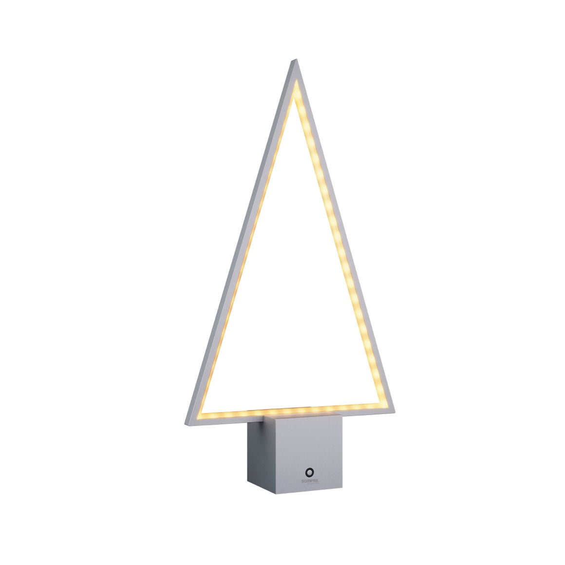 Dekoleuchte akku led baum tanne lampe LED sompex silber wohnzimmer winterdeko leuchtend weihnachtsdeko soulbirdee onlineshop