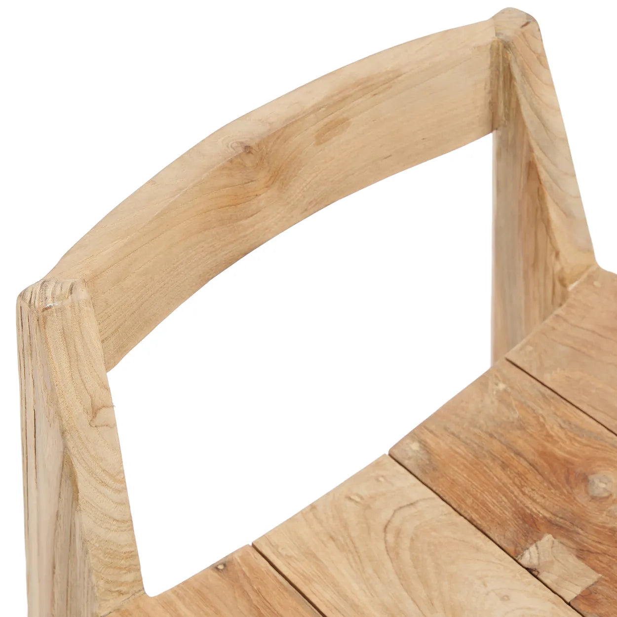 Detail Recyceltes Holz Recyceltes Teak-Holz