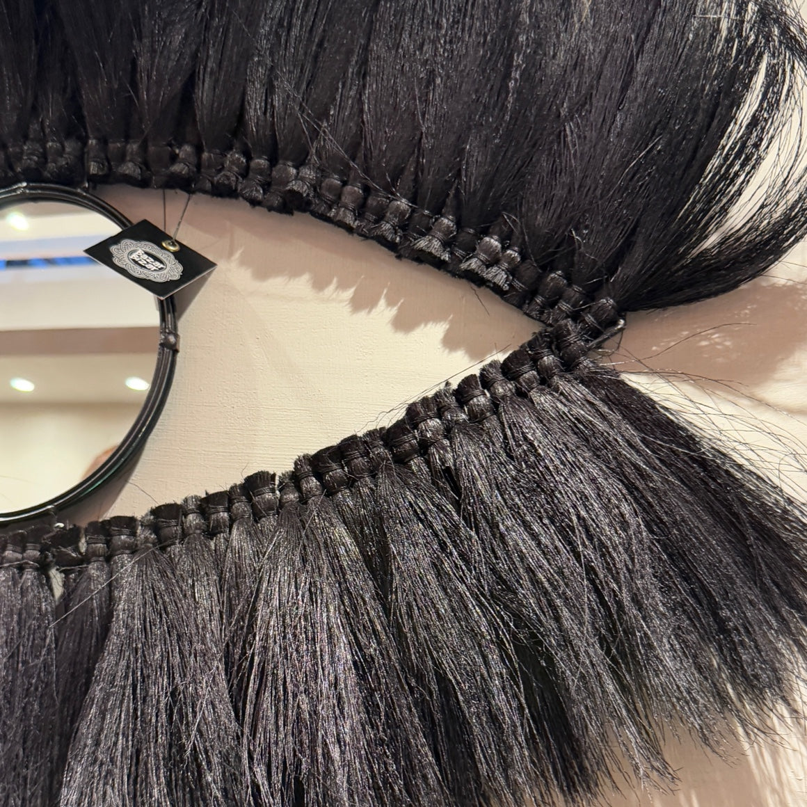 Detail spiegel schwarz boho auge boho