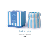 Duftkerze Blau Streifen Lost at Sea Duftkerze "Lost at Sea" ✓ Geschenk zum Muttertag ♥ Geburtstagsgeschenk | Kerze für ein Kerzentablett | Kerzendeko | Geschenk kaufen ✓Soulbirdee Onlineshop Paddywax