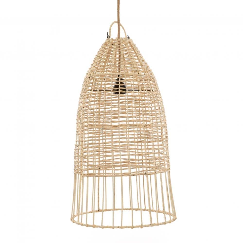 Elba Lampenschirm M ♥ Rattan Lampenschirm im Ibiza Style ♥ Bazar Bizar Rattan Lampe kaufen ♥ BAYU036N-M-30x60 ♥ Esstischlampe kaufen | Soulbirdee Lampenshop Elba Lampenschirm M Rattan Ibiza Stil Bazar Bizar | BAYU036N-M-30x60Esstischlampe kaufen | Soulbirdee Onlineshop