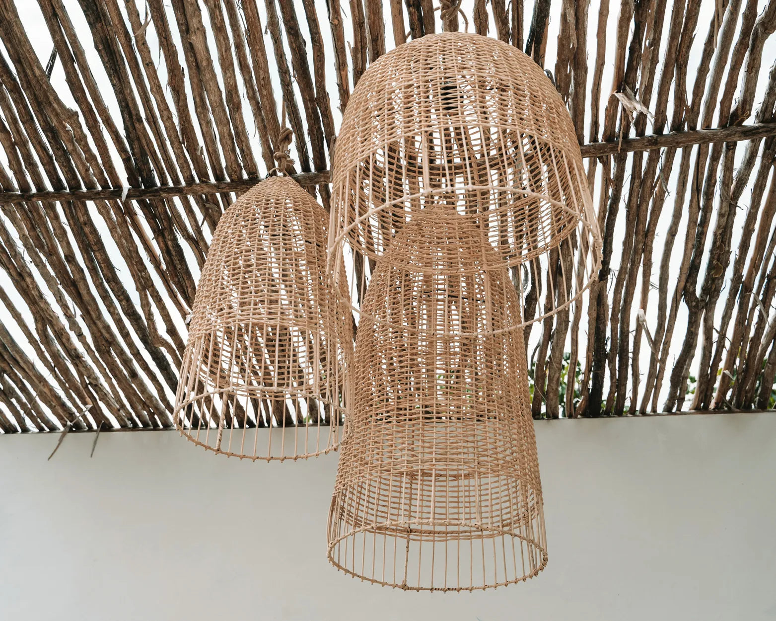 Elba Rattan Lampenschirm Rattan Lampe Deko Lampenschirm im Ibiza Style, Bazar Bizar Rattan Lampe kaufen ♥ BAYU036N-M-30x60 ♥ Esstischlampe kaufen | Soulbirdee Lampenshop Elba Lampenschirm M Rattan Ibiza Stil Bazar Bizar | BAYU036N-M-30x60Esstischlampe kaufen | Soulbirdee Onlineshop