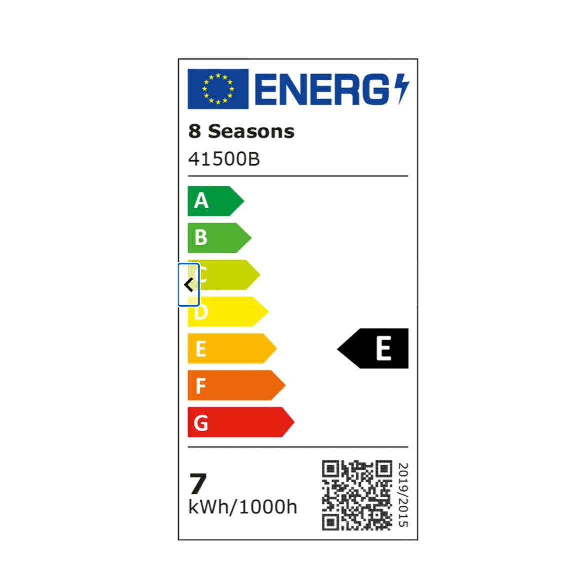 Energie Label Hase 