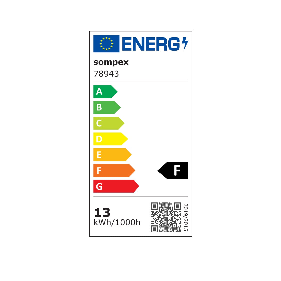 Energie Label sompex F
