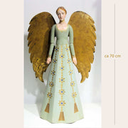 Engel | Weihnachtsengel | Vintage Style ♥ Engel mit goldenen Flügeln | Skandinavische Weihnachtsdeko | Landhaus Deko | Shabby Look ♥ Weihnachtsshop