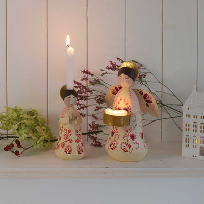 Engel als Kerzenständer Set