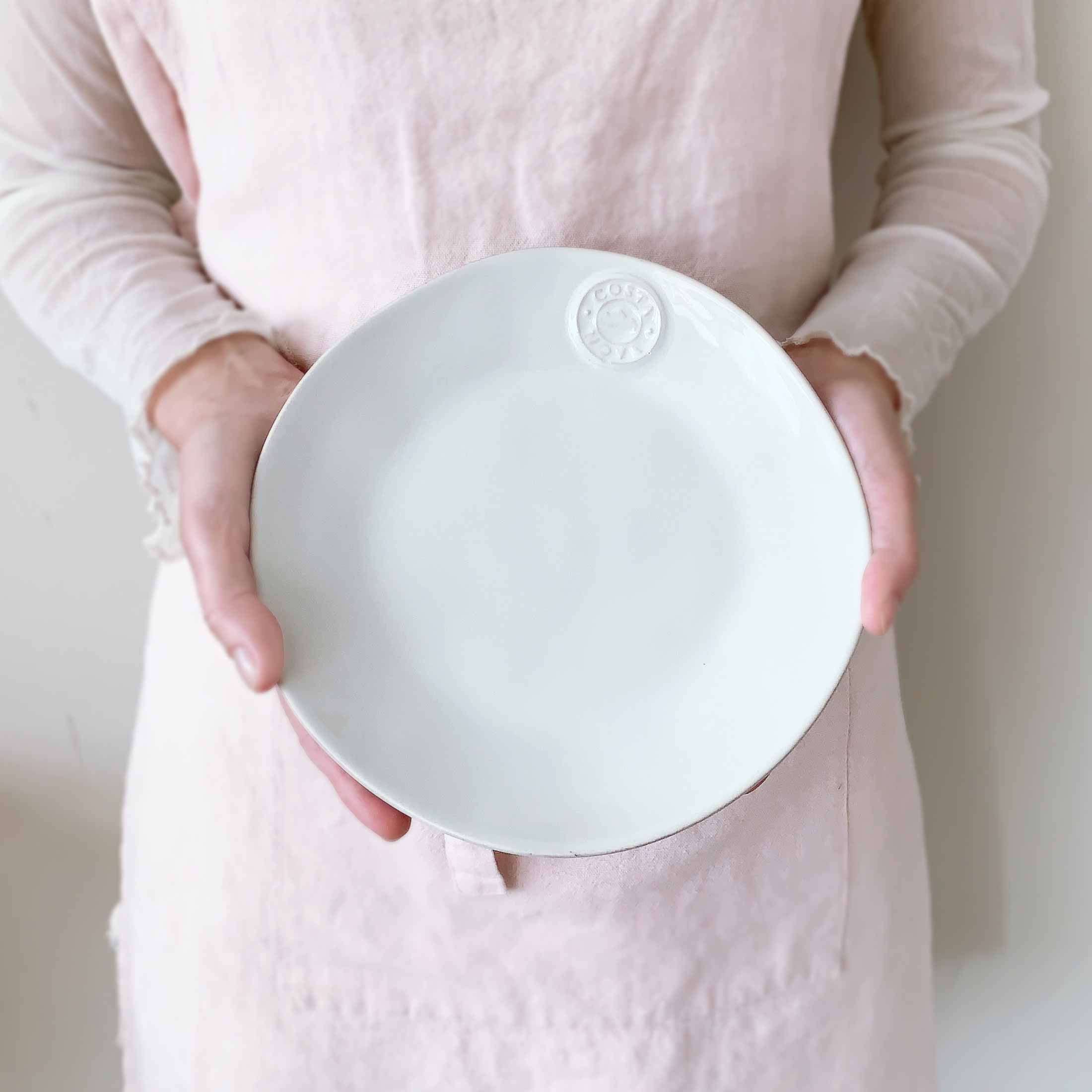 Frühstücksteller aus Steingut, 20cm im 2er Set | Geschirr von Costa Nova