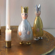 Goldene Könige Dekofiguren Deko Weihnachten Heilige 3 Könige Tischdeko Weihnachtsdeko kaufen Landhaus Stil Onlineshop Soulbirdee