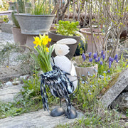 Hase Landhaus deko blech figur ostern osterdeko garten blech soulbirdee onlineshop