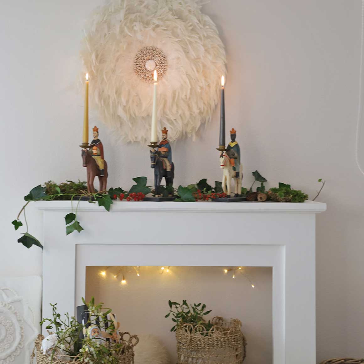 Heilige 3 drei Könige Wise men Kerzenständer Kerzenhalter Pferd Vintage Skandinavische Weihnachtsdeko Dänemark Weihnachtsdeko Weihnachtsshop Weihnachten Soulbirdee Deutschland Hygge nordisch 3 kings Bungalow Morgenland