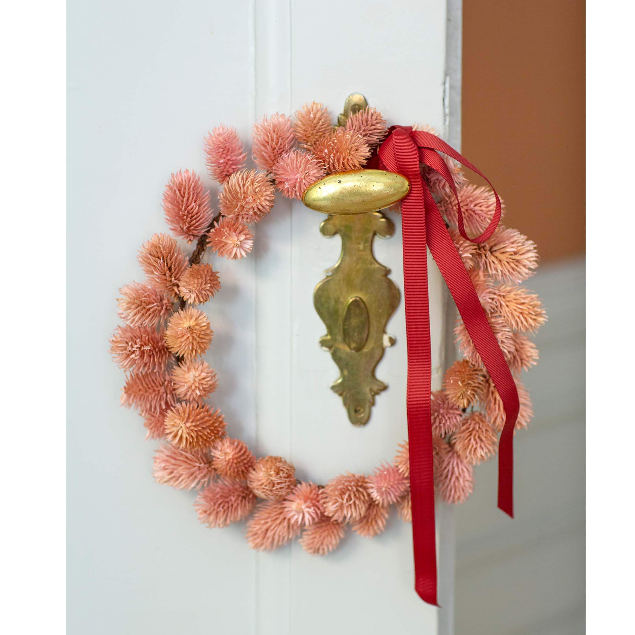 Soulbirdee Onlineshop Ostern Osterdeko Dekoration Idee kaufen Osterdekor Herbstkranz Trockenblumen Rosa Kranz Bungalow Dänemark
