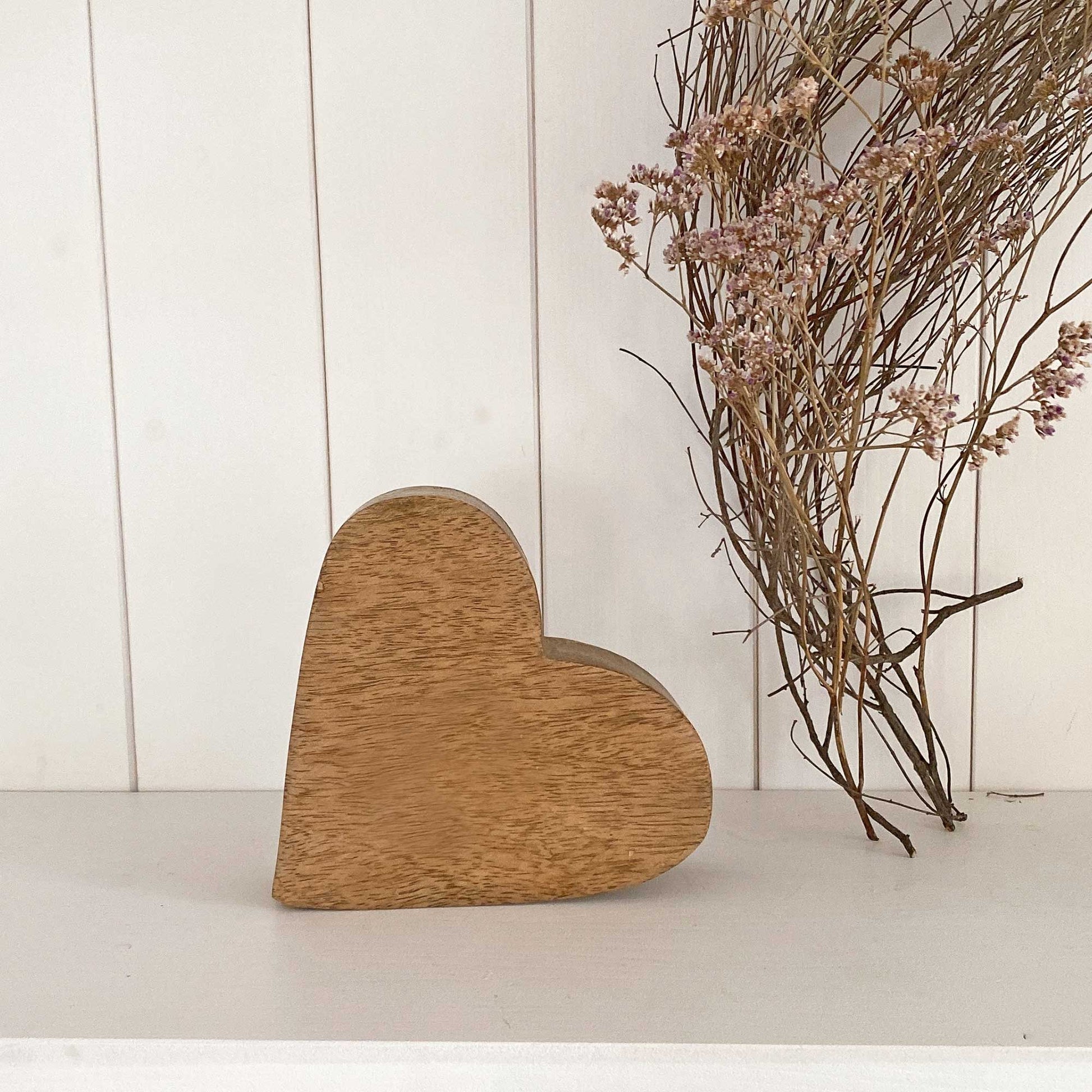 Rückseite Herz Holzherz Osterhase hase Osterdeko Muttertag 2023 Holz natürliche Deko Soulbirdee Online shop