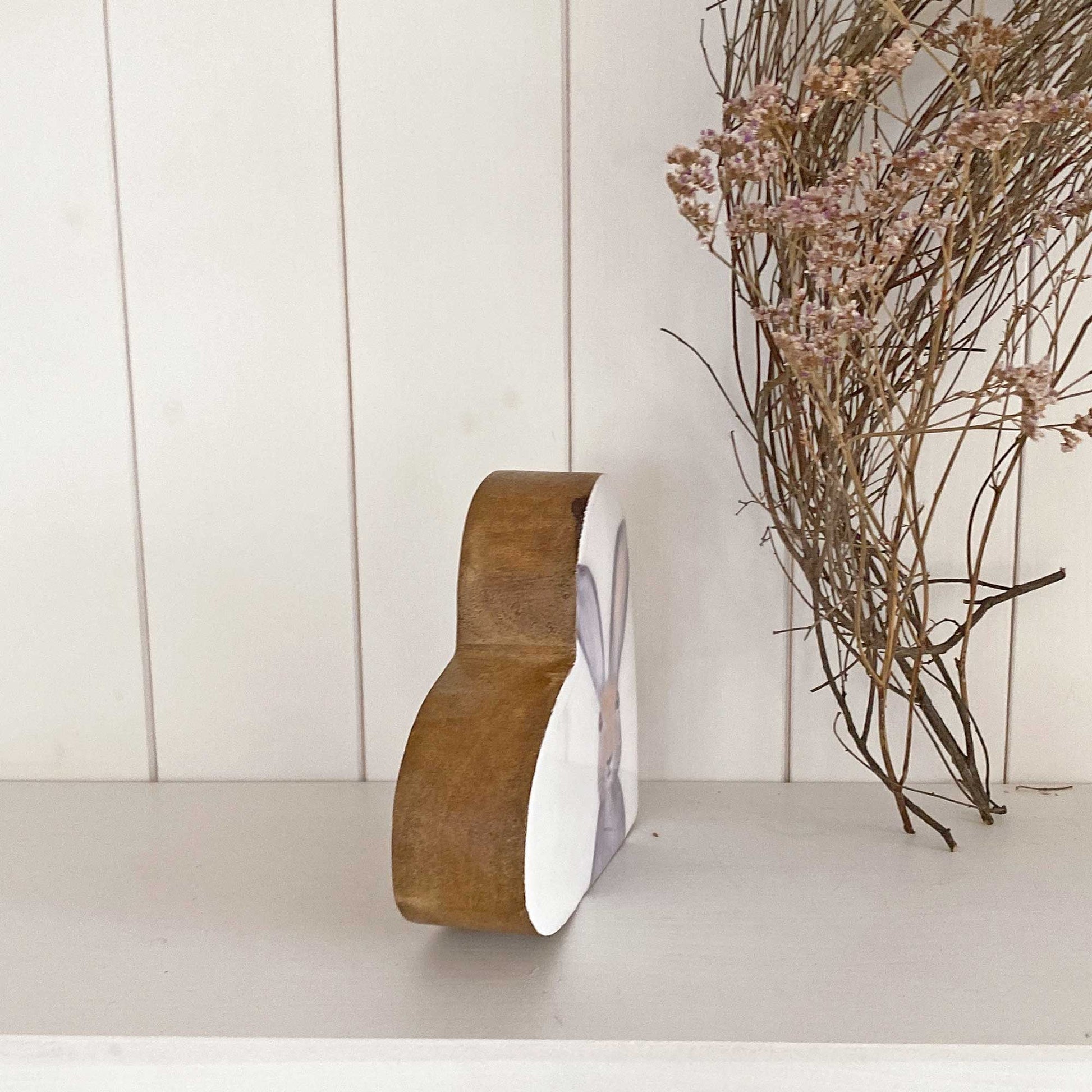 Herz Holzherz Osterhase hase Osterdeko Muttertag 2023 Holz natürliche Deko Soulbirdee Online shop