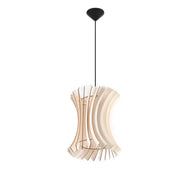 Hängeleuchte aus Holz geeignet als Esstischlampe ♥ Holzlampe für den Esstisch ✓ Esstischlampe kaufen ✅ Beleuchtung Esszimmer Lampe kaufen Lampenshop Soulbirdee