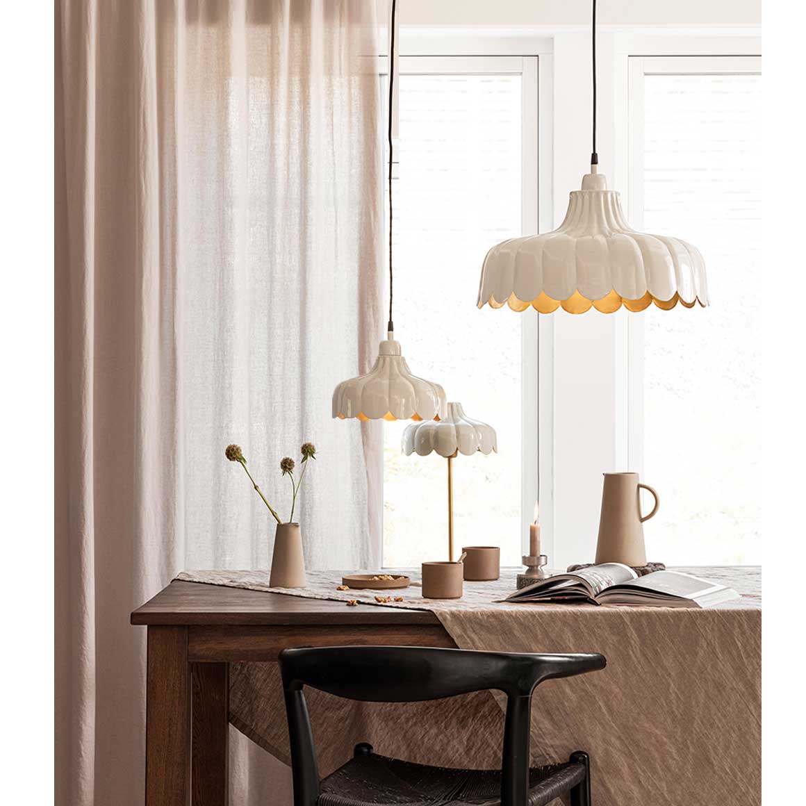 Hängelampen für Esstisch Esstischlampen Beige rund Boho Lampenschirm Soulbirdee Lampen Onlineshop