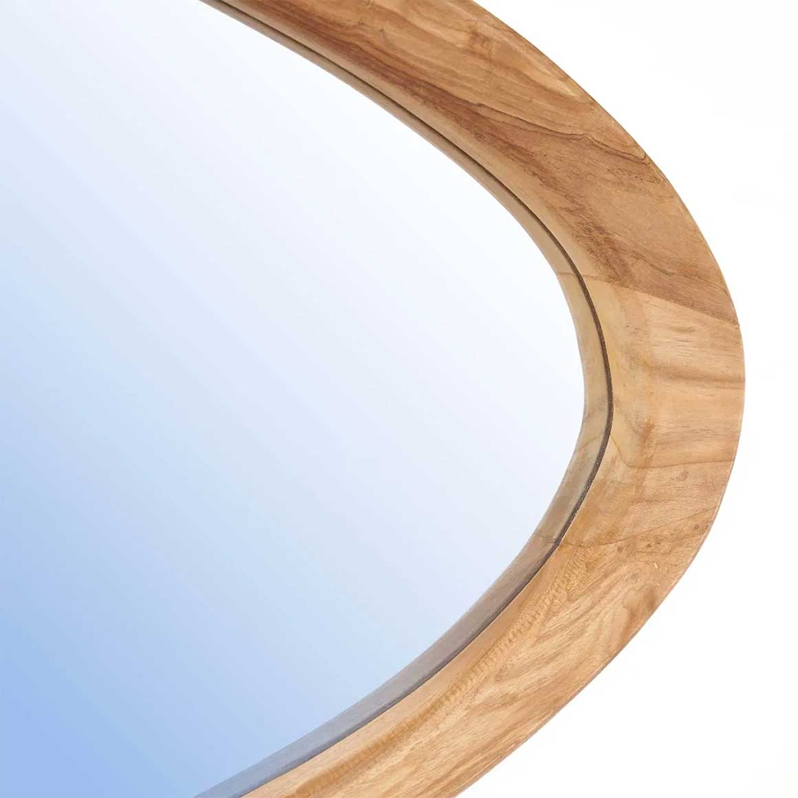Holz rahmen detail Wandspiegel organic