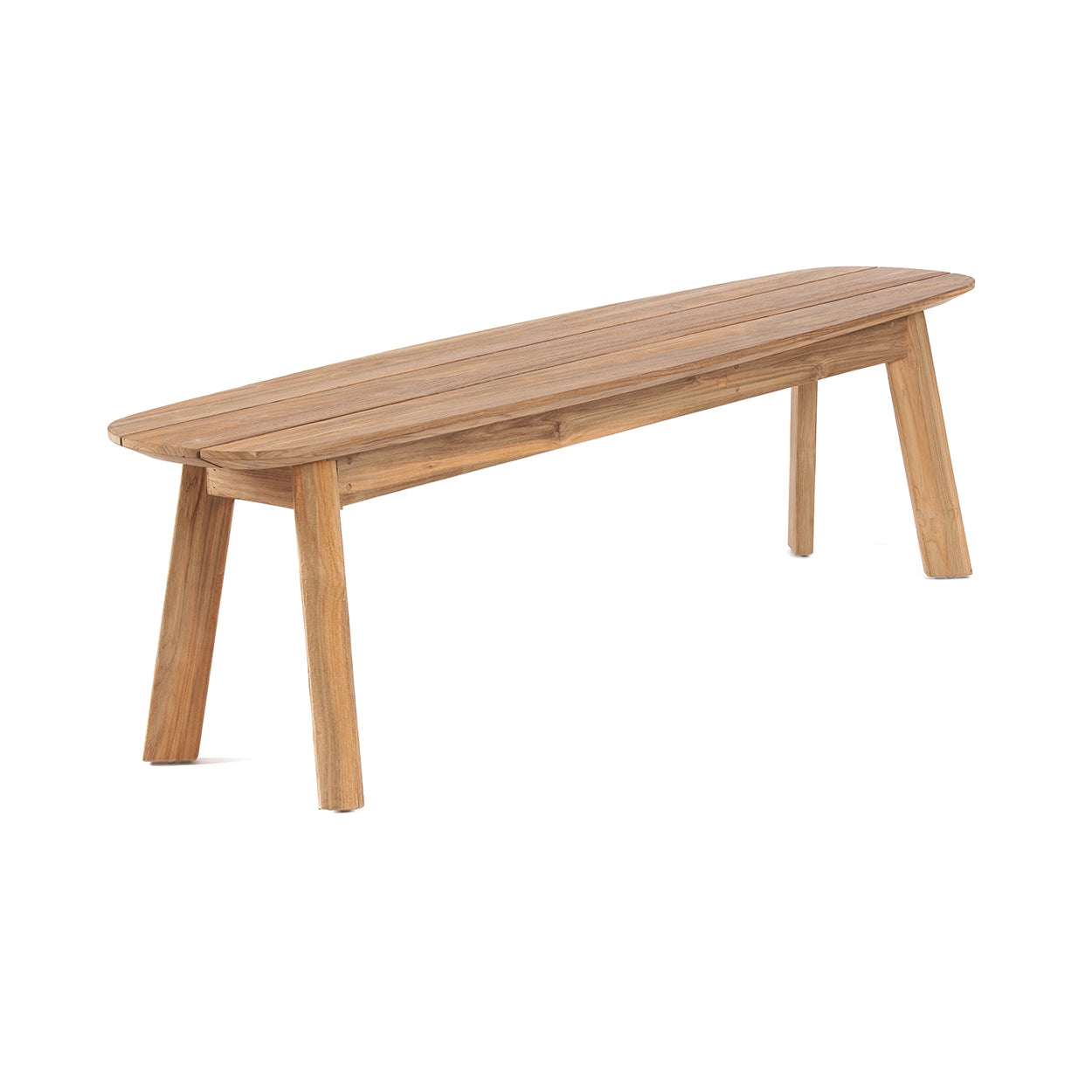Holzbank Sitzbank im Flur Terrassenmöbel Teakholz Sitzbank Esszimmer Essbank modern Bazar Bizar Outdoor Möbel kaufen Soulbirdee Onlineshop