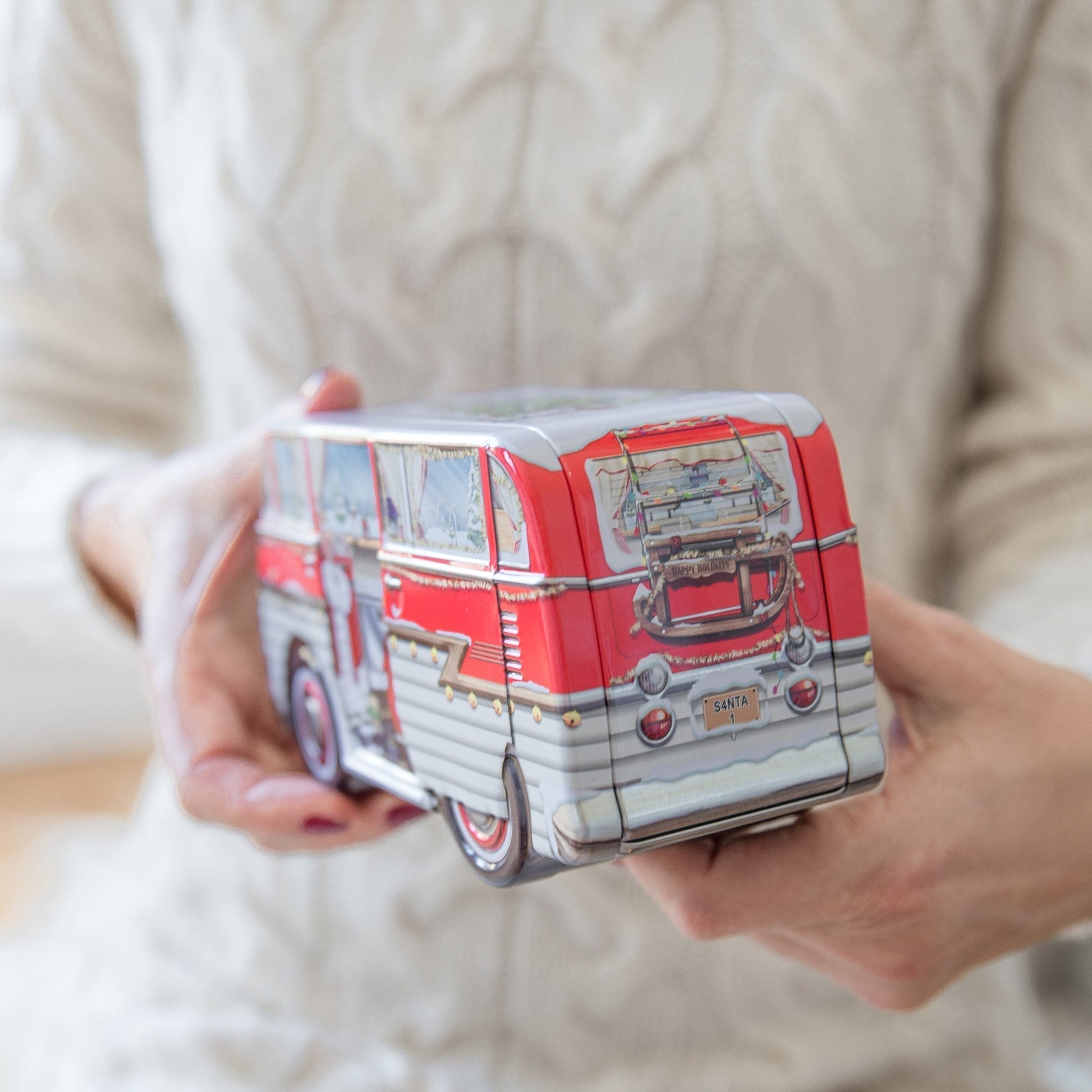 Keksdose Camper Geschenkidee Bulli Blechdose Plätzchen Kekse Weihnachtszeit ★ Weihnachtsgeschenk | Weihnachtsdeko Weihnachtsgeschenke Idee Soulbirdee Onlineshop