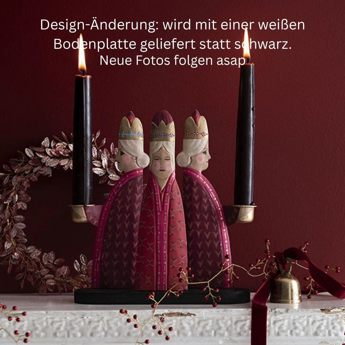 Heilige drei Königinnen spiritueller design objekt kerzenhalter bungalow