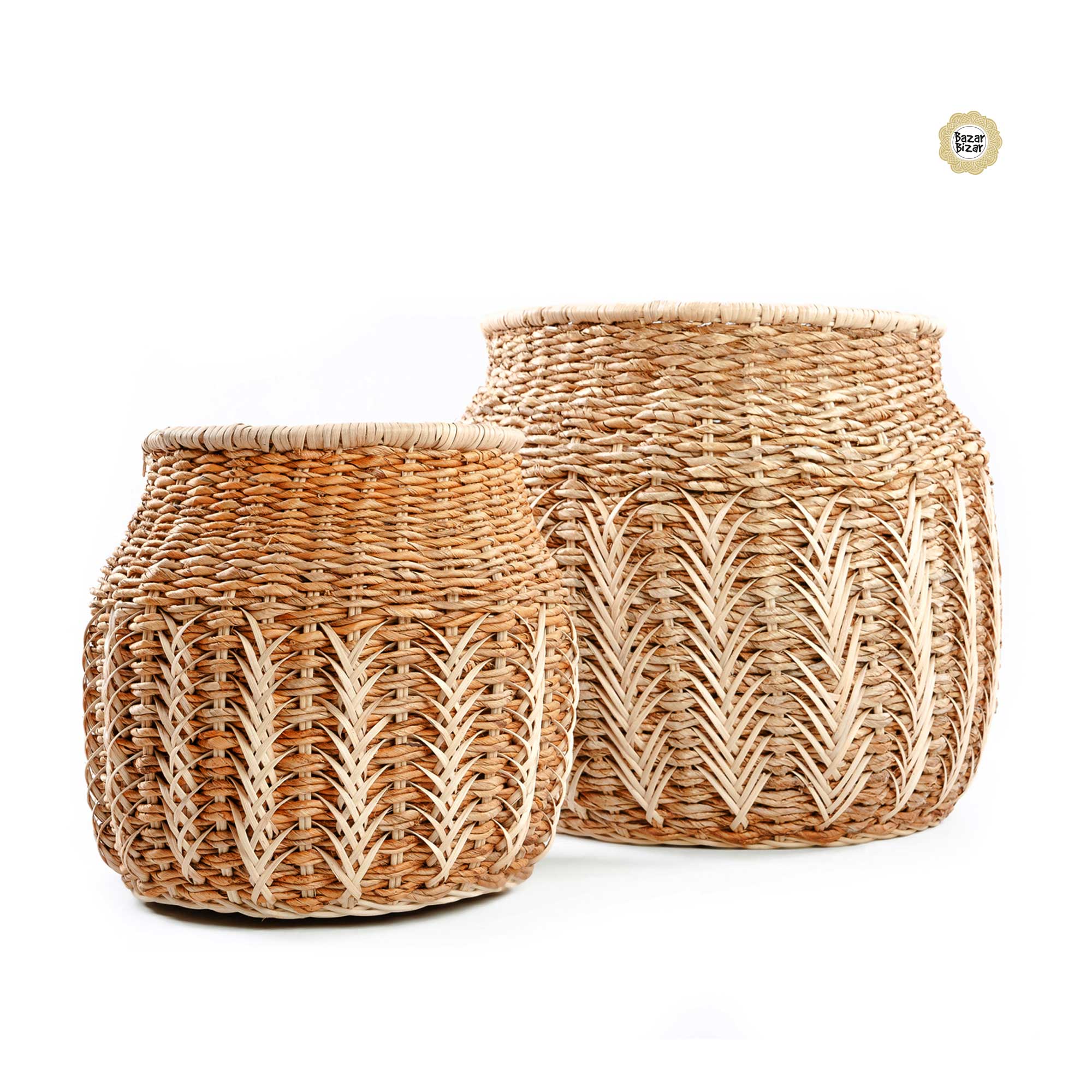 Körbe geflochten Bali Luziru Basket JABR069N-M Bazar Bizar Soulbirdee onlineshop ibiza bali wohndeko aufbewahrung