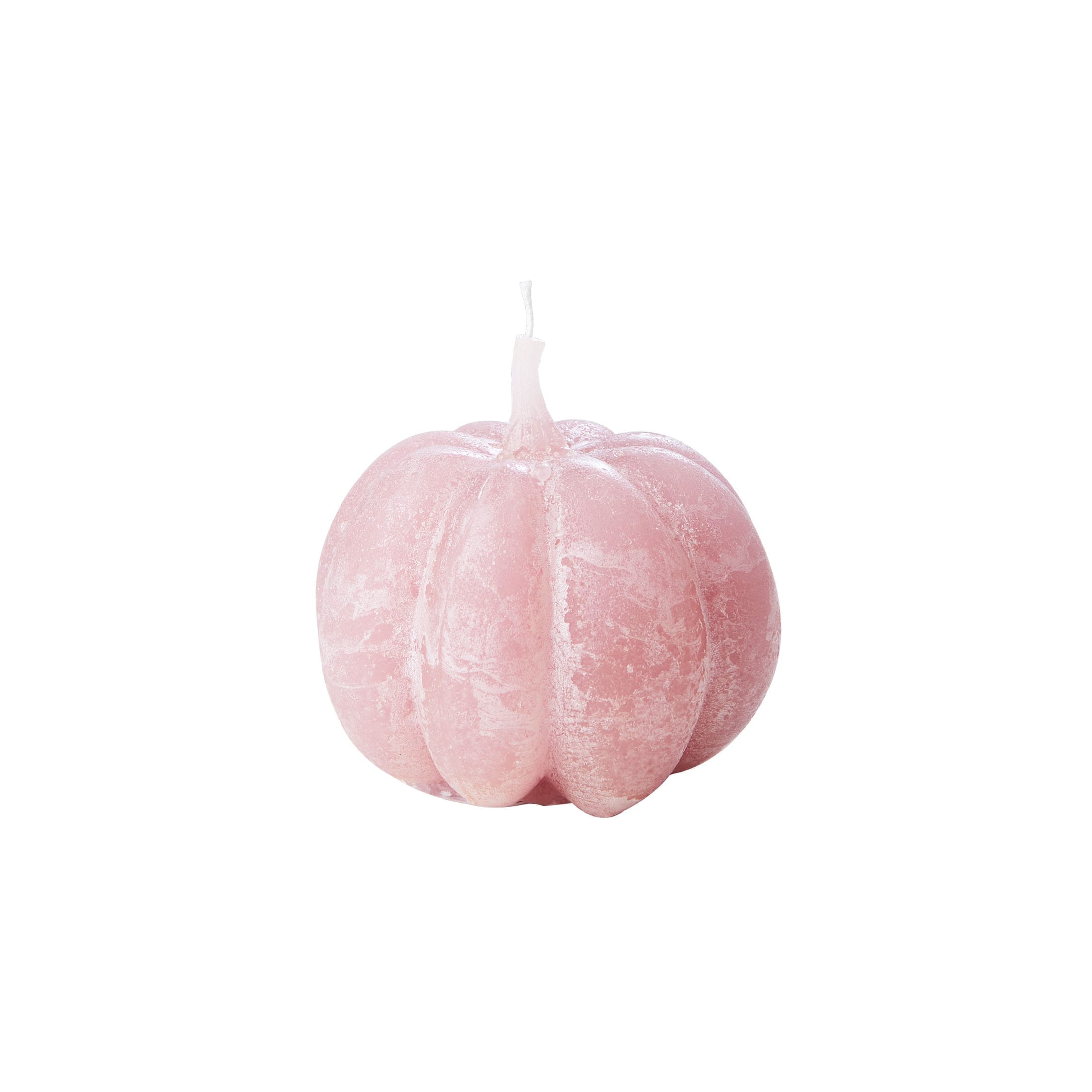 Kürbis Kerze Rosa Herbst Deco