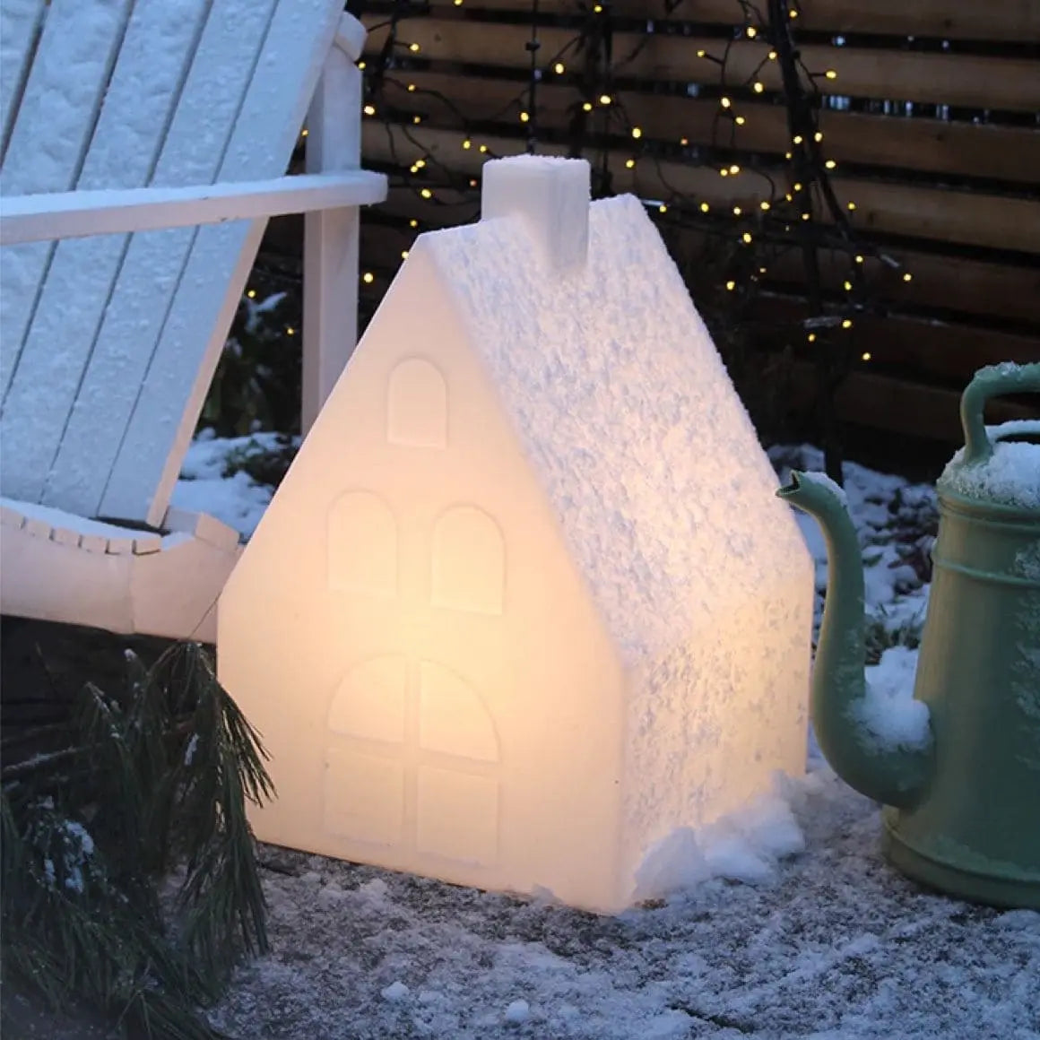 LED Dekolampe Outdoor Lampe Weihnachtsbeleuchtung Haus shining house soulbirdee 
