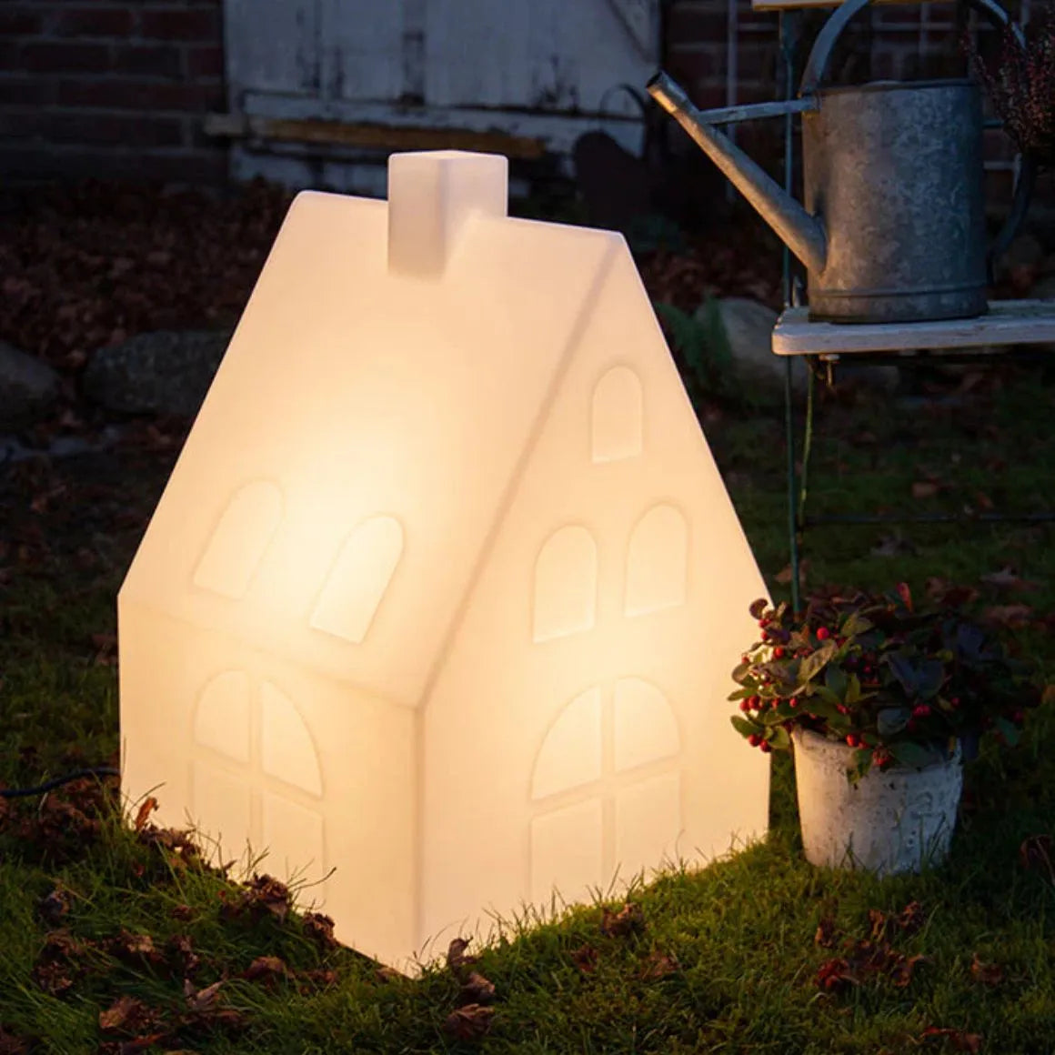 Haus Licht Lampe Gartenlicht terrassenlampe Weihnachtsbeleuchtung Haus shining house soulbirdee Onlineshop
