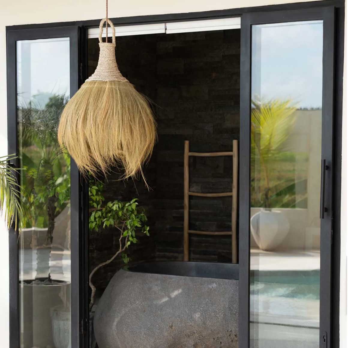 Lampenschirm Makiki Beach Club Interior Deko Hängelampe Strandhaus Stil Bazar Bizar Ibiza Style Lampe kaufen Soulbirdee