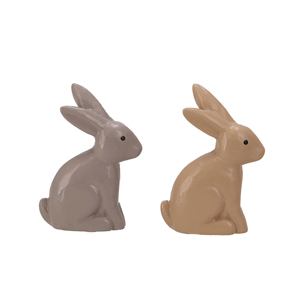 Landhaus Hasen Set Osterdeko Ein Set bestehend aus zwei farblich abgestimmten Hasen.