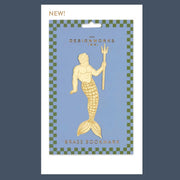 Lesezeichen Metall der Gold POSEIDON ist ein besonderes Geschenk für alle, die das Meer lieben | Geschenkidee für Segler & Surfer | Soulbirdee Onlineshop