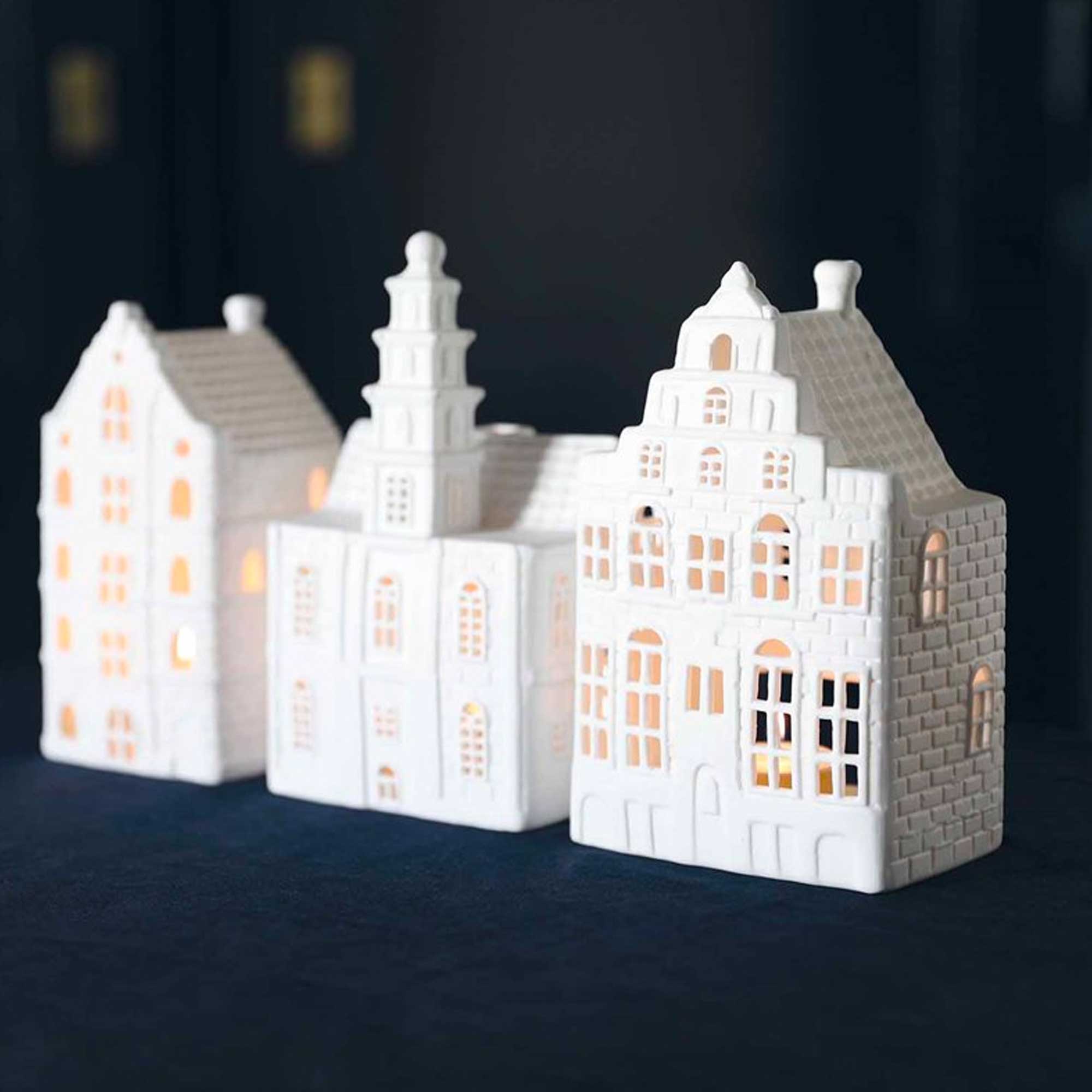 Lichthäuschen Lichthaus Kerzenhalter in der Form eines Haus | Lichthaus kaufen Teelichthaus Soulbirdee Lichthausdeko