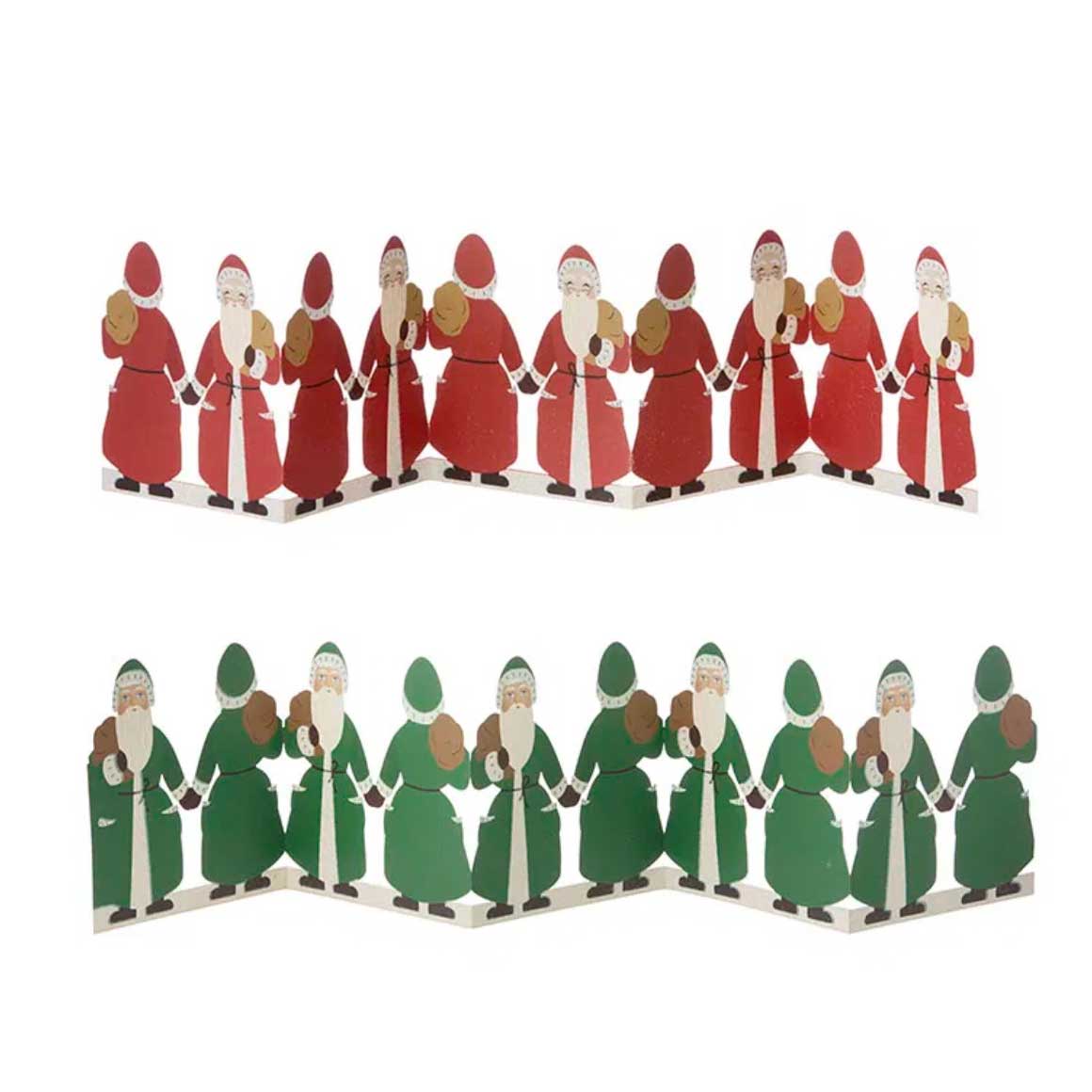 Nikolaus Leporello als Weihnachtsdeko Weihnachtszeit Aufsteller Adventsdeko zum Hinstellen | Bungalow DK Deko für Advent & Weihnachten | Soulbirdee Weihnachtsshop