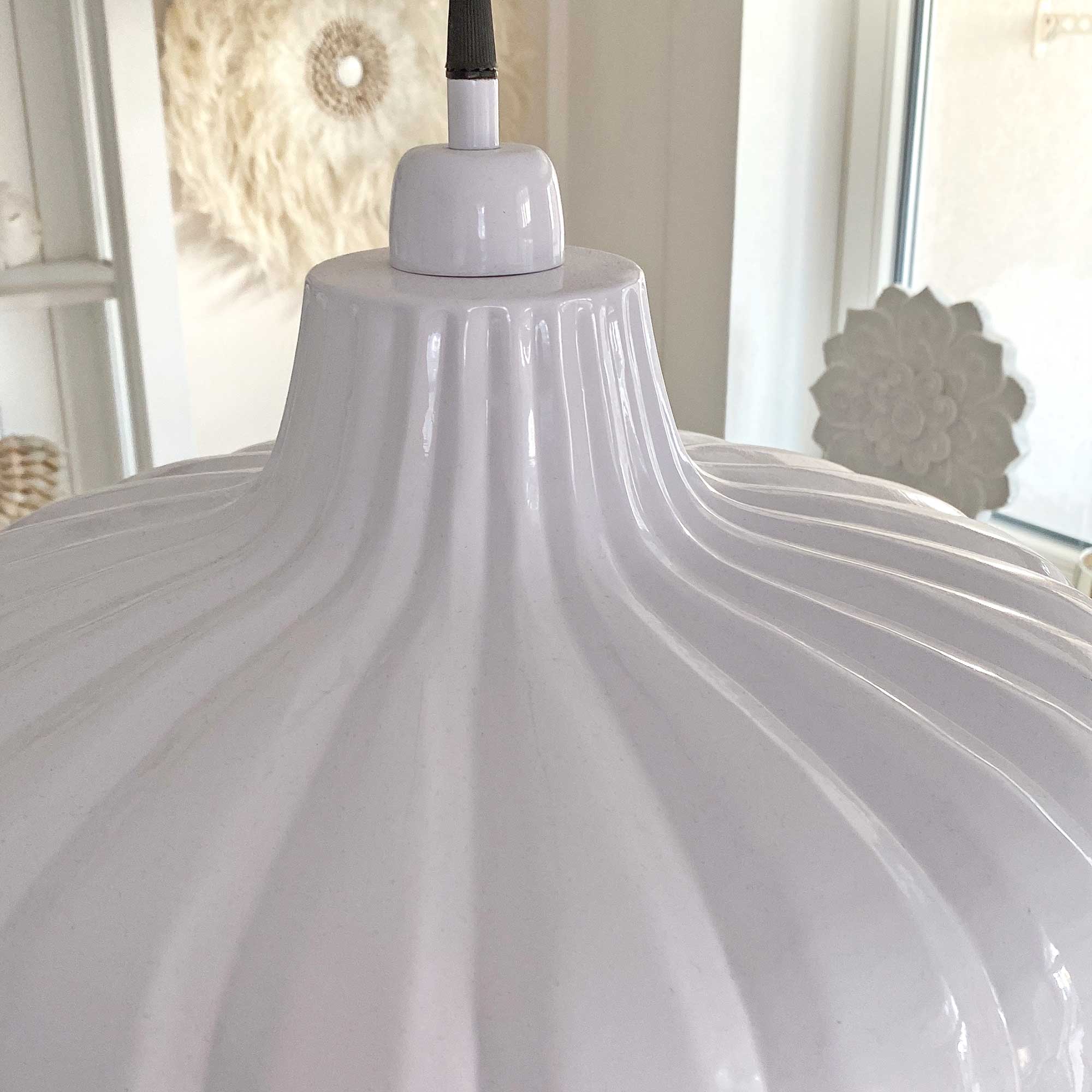 Oberseite außen Esstischlampe Weiss Gold Scandi HängeLampe Deckenlampe Pendelleuchte Esszimmer Mahlzeit Soulbirdee OnlineShop