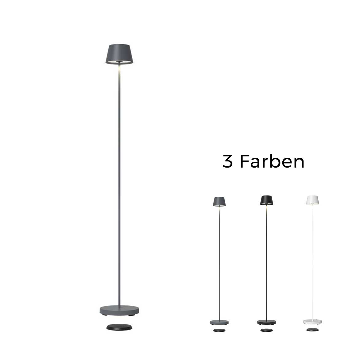 Outdoor Lampe schwarz Akku Lampe weiss Lampe dimmbar LED anthrazit grau Outdoor Stehlampe | Stehlampe schwarz | Terrassenlampe | Dimmbar, Modern | Villeroy Boch | Lampe kaufen | Soulbirdee Lampenshop
