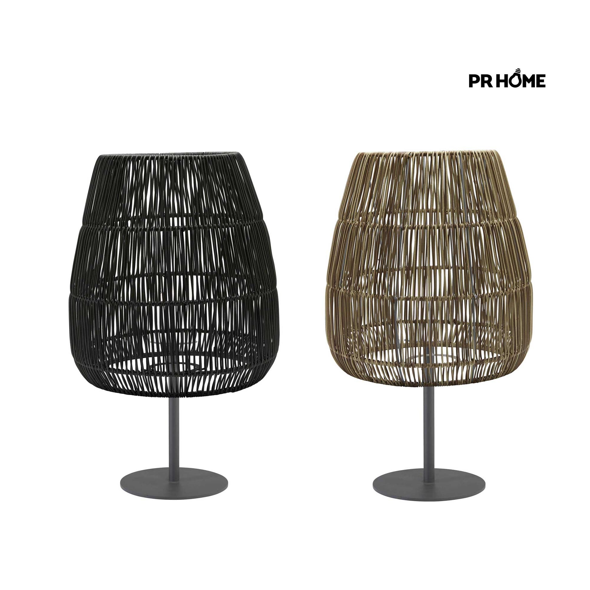 Outdoor Tischlampe Outdoor Lampe kaufen SAIGON Japandi Style Lampenschirm Prhome Lampe für Draußen Beleuchtung Gartenlicht Soulbirdee LampenShop Qualität