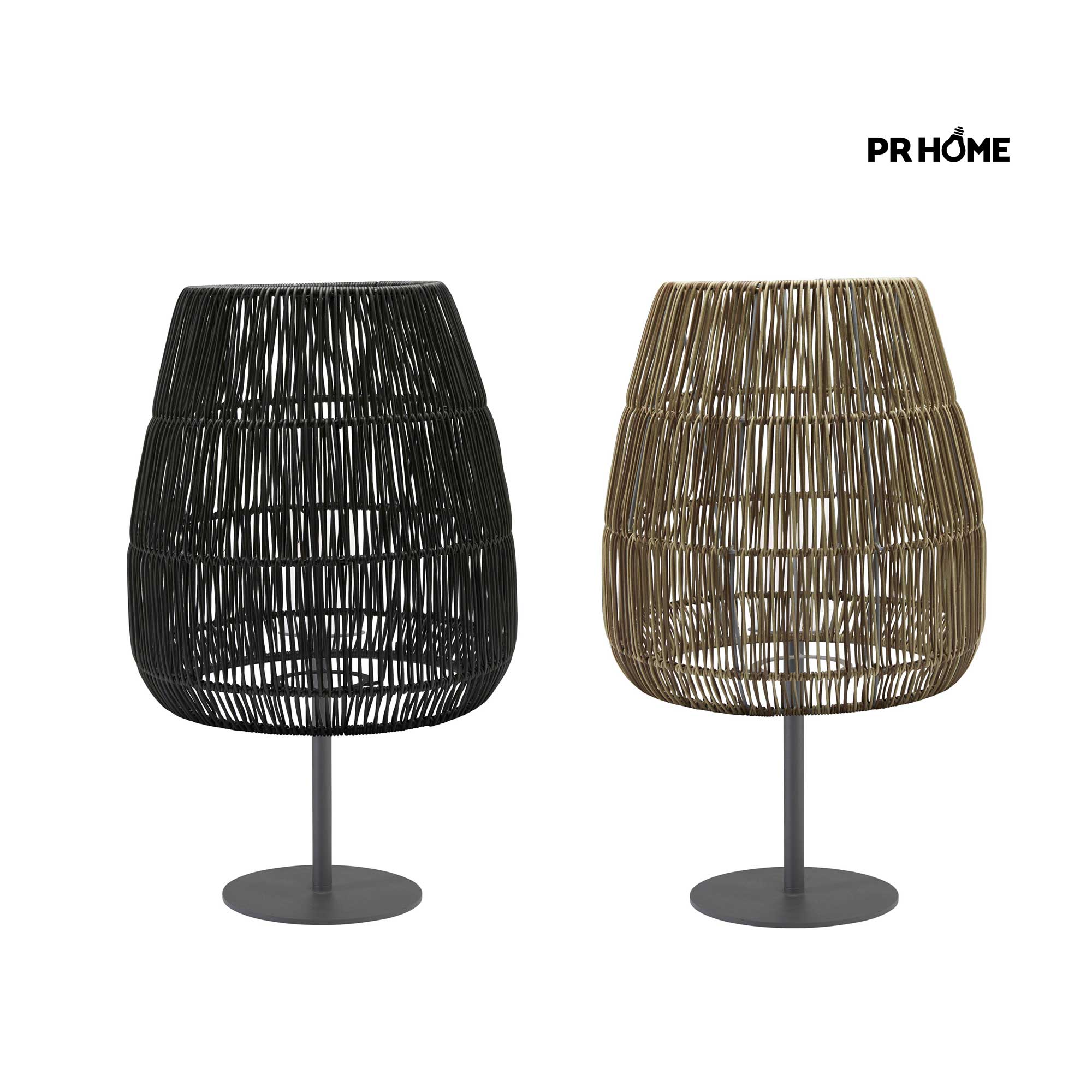 Outdoor Tischlampe Outdoor Lampe kaufen SAIGON Japandi Style Lampenschirm Prhome Lampe für Draußen Beleuchtung Gartenlicht Soulbirdee LampenShop Qualität