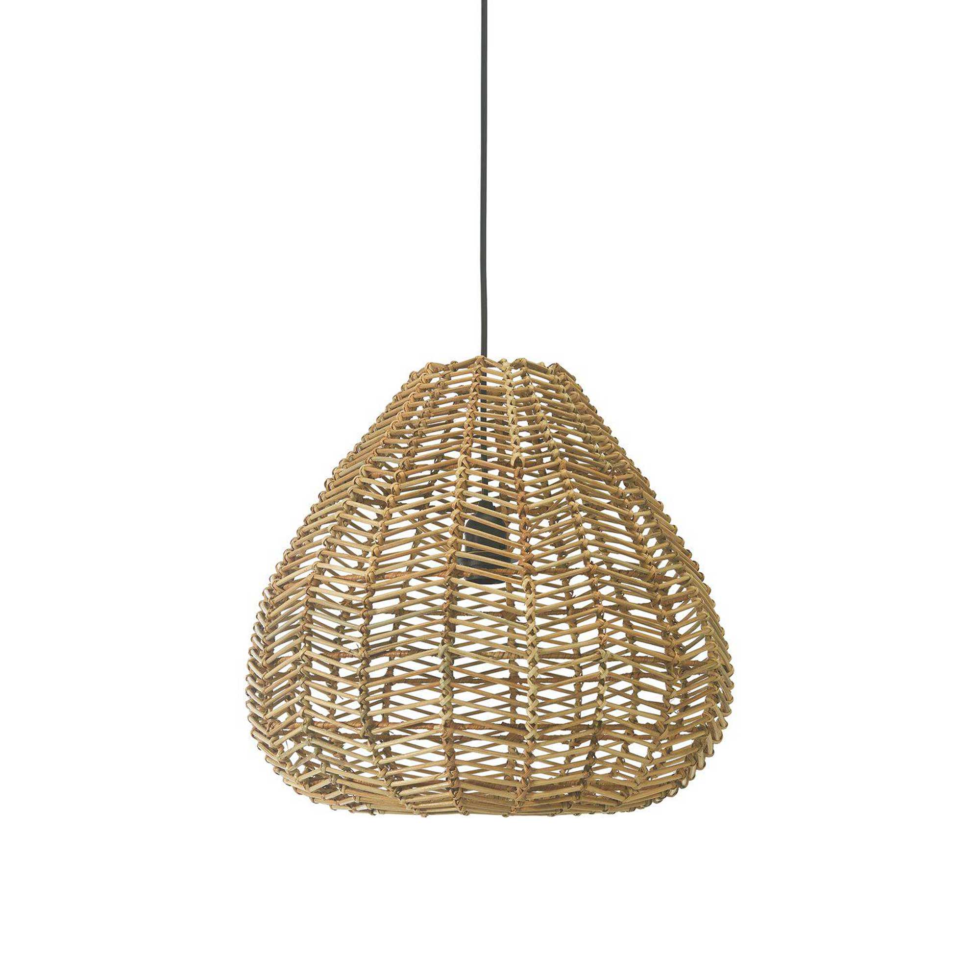 Pendellampe Adelle | Rattanlampe | Prhome Lampe in Schwarz oder Braun ♥ Esstischlampe im Soulbirdee Onlineshop ♥ Skandi Style Lampe von PR Home online kaufen