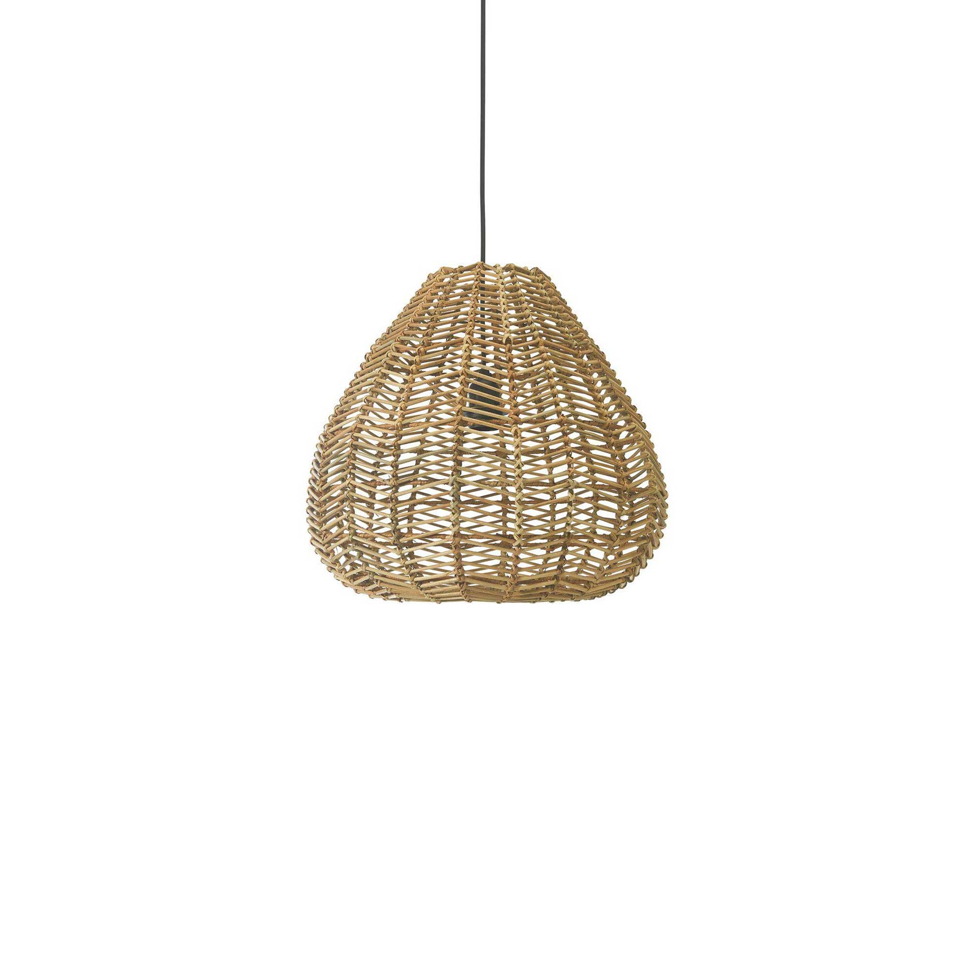 Pendelleuchte Adelle | Rattanlampe | Prhome Lampe in Schwarz oder Braun ♥ Esstischlampe im Soulbirdee Onlineshop ♥ Skandi Style Lampe von PR Home online kaufen
