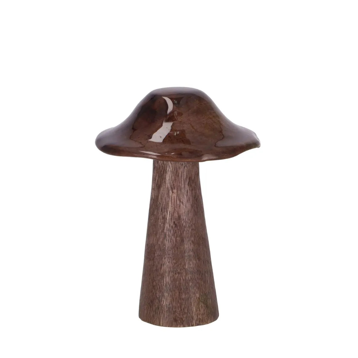 Kleiner Deko-Figur Pilz in Braun