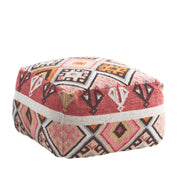 Pouf Mia Sitzkissen Madam Stoltz Madamstoltz Hocker JEPF-5947 aus marokkanischem Kelim bei Soulbirdee Marokkanische Möbel Boho Style