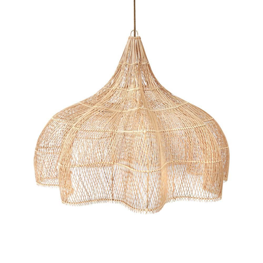 Rattan Lampenschirm XL Rattan Lampenschirm XL 110cm Beachhouse | Rattan Lampe kaufen | Restaurant Lampe Blume Blüte BAYU010N-XL-110 Boho Bazar Bizar ♥ Soulbirdee Lampenshop Rattanleuchte Gastro Lounge Bar Rattanlampe ♥ Rattan Lampe | Beleuchtung Restaurant | Blume Blüte BAYU010N-XL-110 Boho Lampe ♥ Soulbirdee