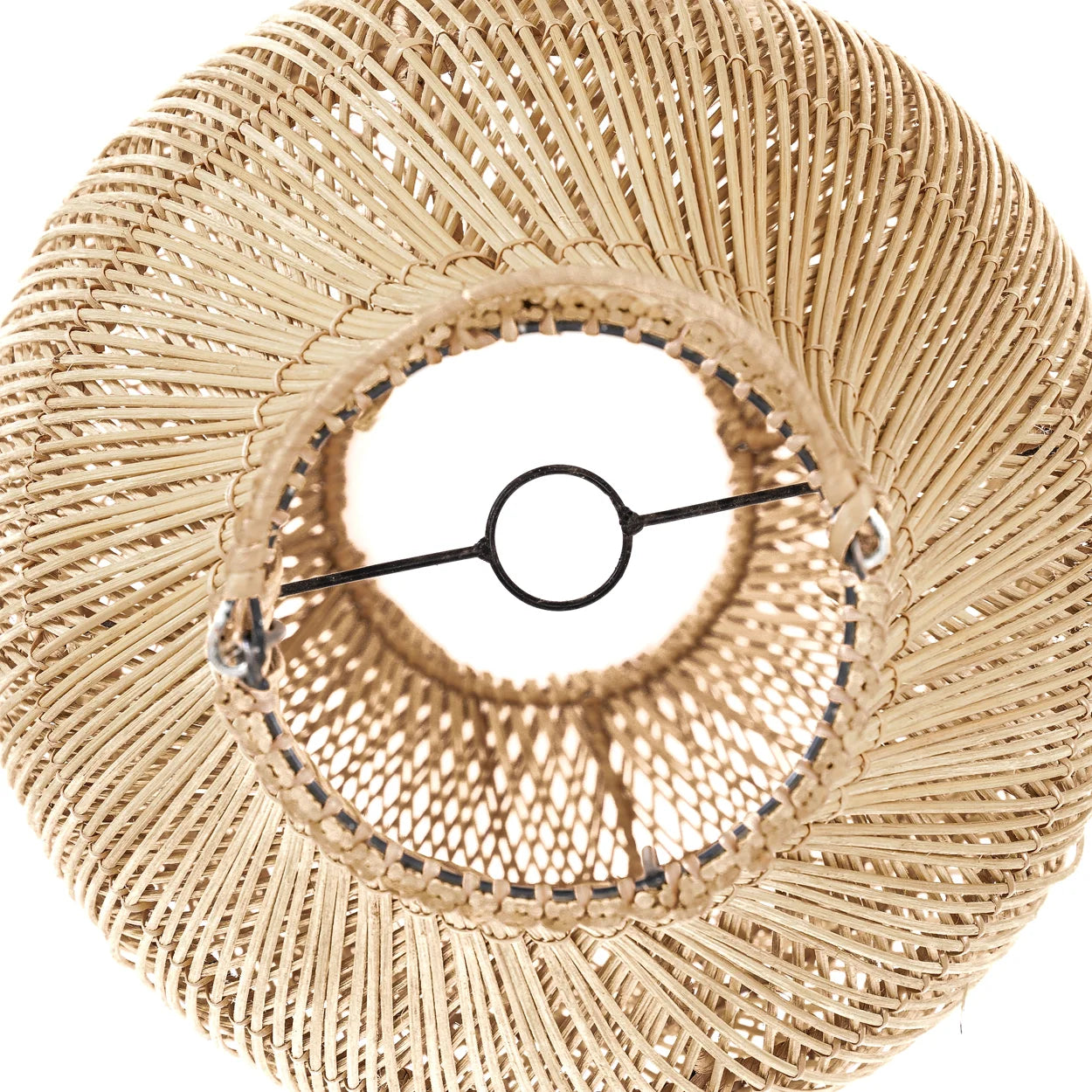 Rattan Lampenschirm Detail innen