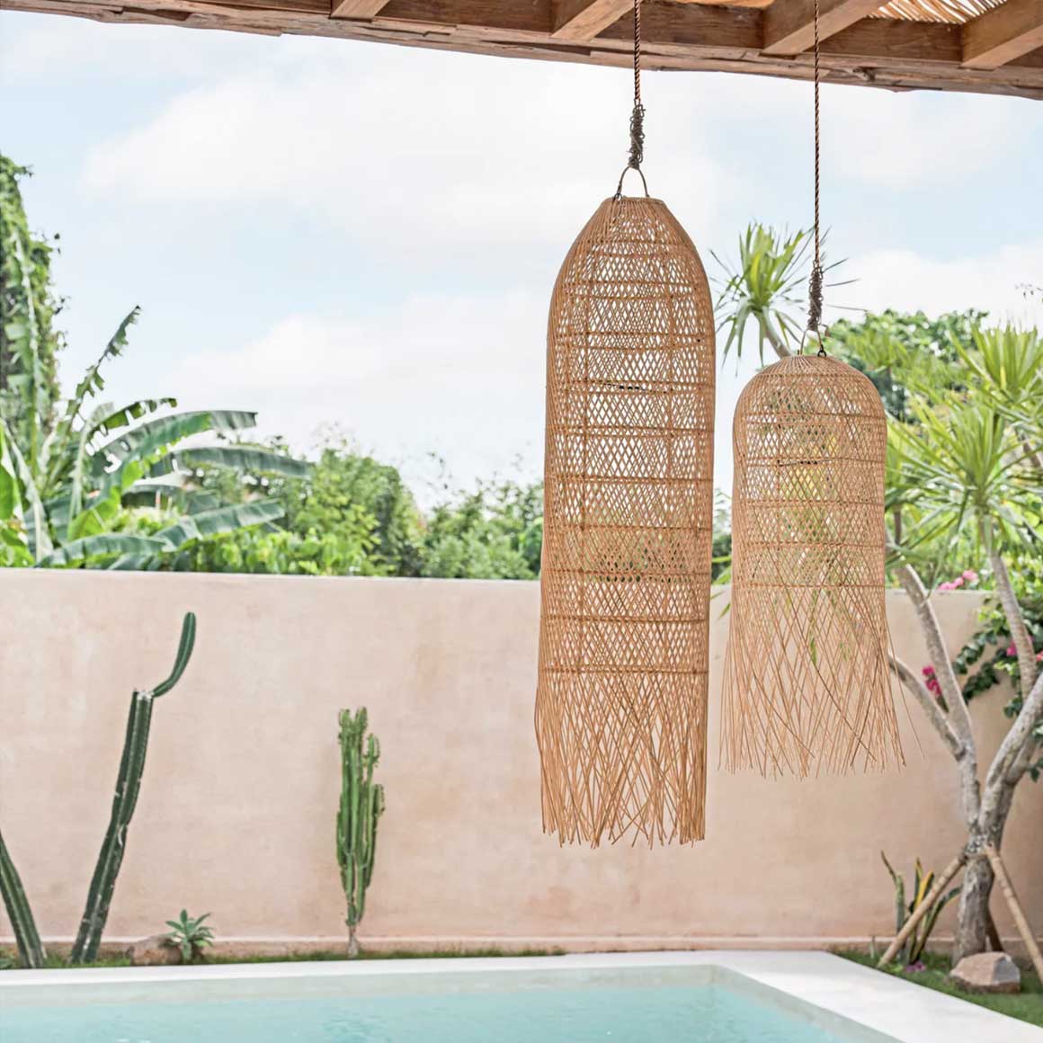 Hängelampe Lampenschirm, Rattan Lampenschirm, Rattanlampe Hängelampe für Wohnzimmer lampen, Boho Lampe kaufen Bazar Bizar Deko, Soulbirdee Lampenshop Rattan Lampenschirm geflochten Handgemacht Handarbeit Boho Lampen Bohemian Design Rattan Lampenschirm kaufen