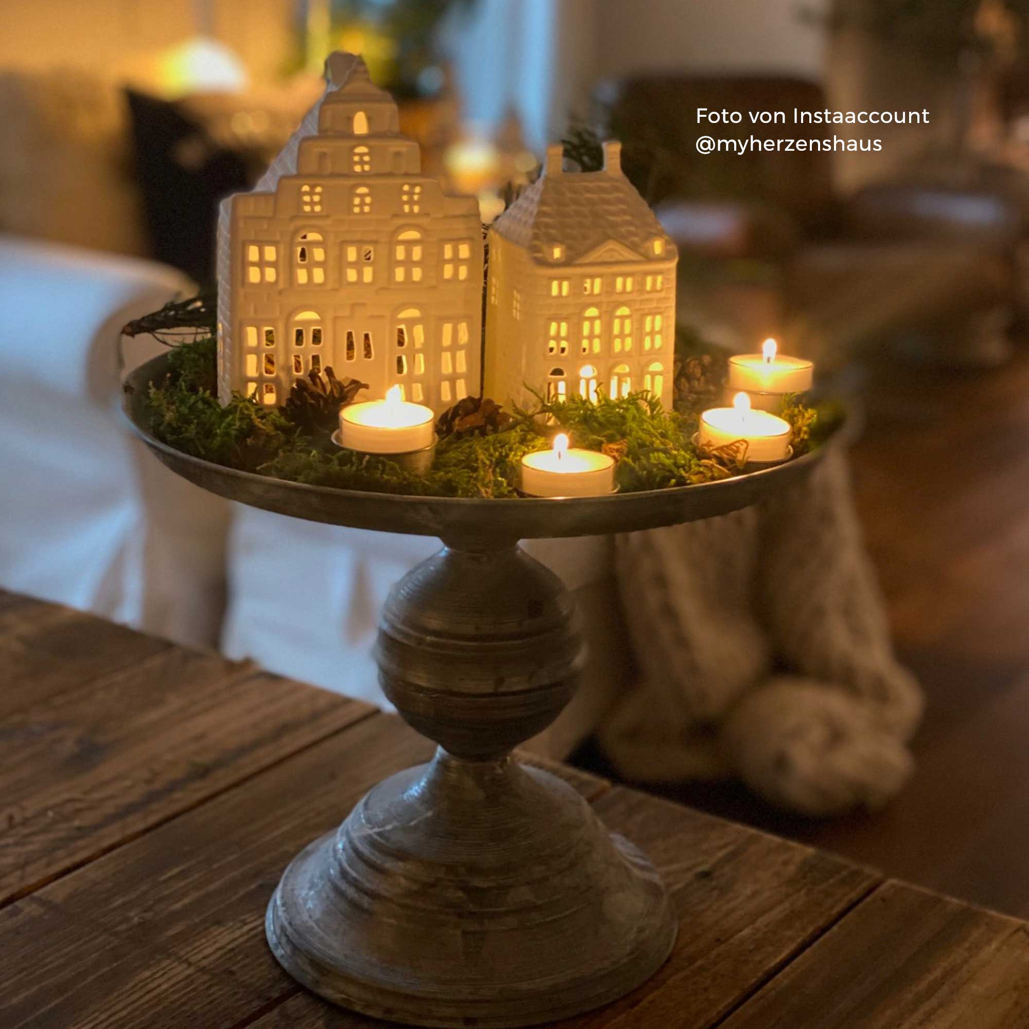 Rembrandthaus Lichthaus ✓ Teelicht-Haus aus Amsterdam ✓ &Klevering kaufen ✓ Soulbirdee Online Shop