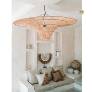 SKY Lampenschirm ♥ Rattan Lampe ♥ Skandinavische Lampe von Bazar Bizar | BAYU022N-L-60x40 ♥ Esstischlampe kaufen | Soulbirdee Lampenshop Rattan Scandi Lampe Bazar Bizar kaufen BAYU022N-L-60x40 Esstischlampe Soulbirdee shop