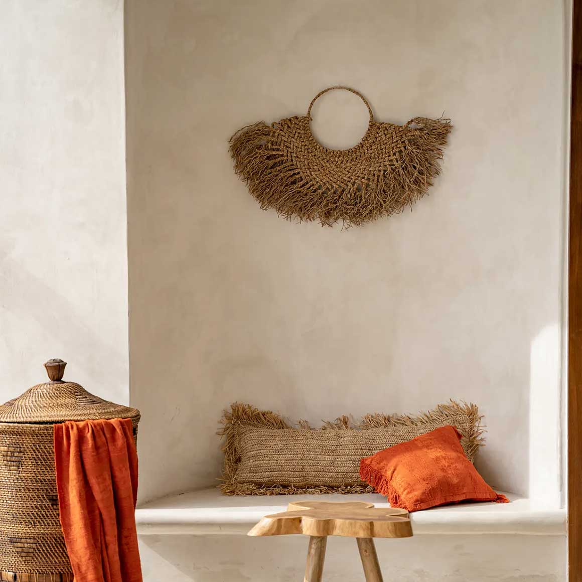 schlafzimmer deko Boho Wanddeko Boho Style handgemacht schlafzimmer wohnzimmer Boho Deko naturmaterial ibiza Marke: Bazar Bizar im Soulbirdee Onlineshop