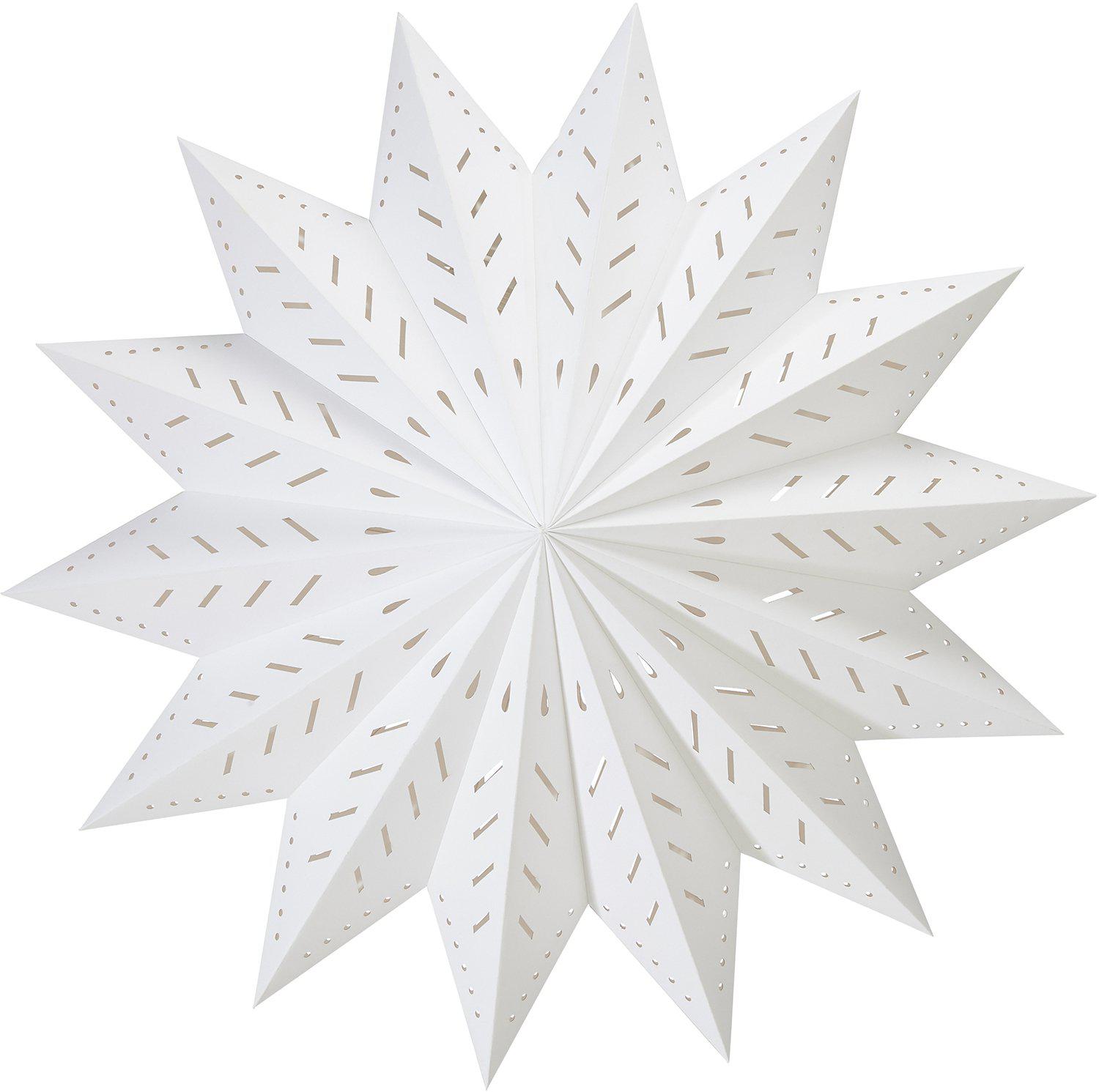 Papierstern Weiss 50 cm Weihnachtsbeleuchtung Stern Lampe Weihnachten Stjärna Weiss Prhome Weihnachten Papierstern Soulbirdee Onlineshop