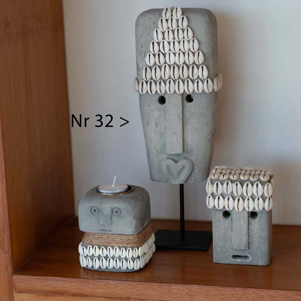 Sumba 32 Figur aus Stein Statue | Soulbirdee Onlineshop Bali Handarbeit Dekorative Kunst