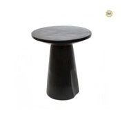 Timber Conic Table in Schwarz ♥ Beistelltisch und Coffeetable für das Wohnzimmer ♥ Boho Möbel von Bazar Bizar kaufen im Soulbirdee Onlineshop