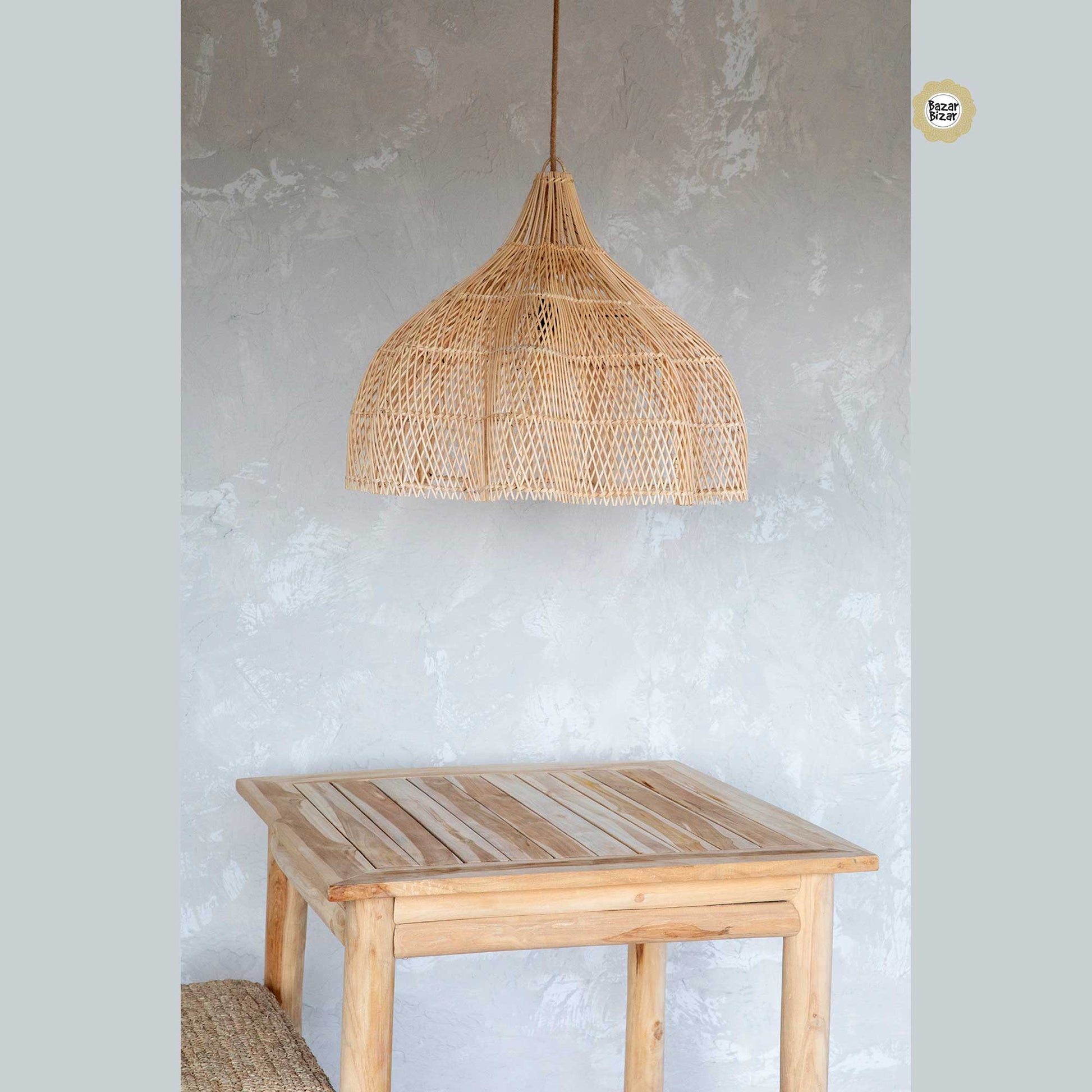 BAYU010N-M-60 Beachhouse BAYU010N-XL-110 Rattan Lampe Hängelampe Bazar Bizar Soulbirdee online shop